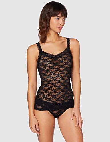 Marca Amazon - Iris & lilly Camiseta de Tirantes de Encaje Mujer, Pack de 2, Negro (Black), XXL, Label: XXL Marca Amazon - Iris & lilly Camiseta de Tirantes de Encaje Mujer, Pack de 2, Negro (Black), XXL, Label: XXL