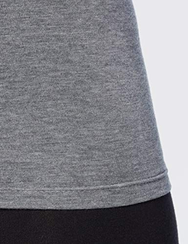 Marca Amazon - Iris & Lilly Camiseta térmica Mujer, Gris (Grey Melange), S, Label: S