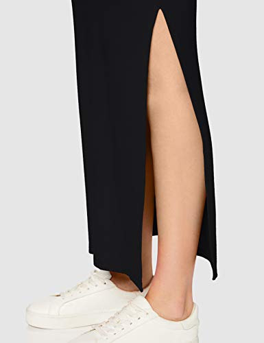 Marca Amazon - MERAKI Falda Maxi Slim Fit Mujer, Negro (Black), 36, Label: XS Marca Amazon - MERAKI Falda Maxi Slim Fit Mujer, Negro (Black), 36, Label: XS