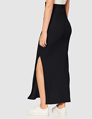 Marca Amazon - MERAKI Falda Maxi Slim Fit Mujer, Negro (Black), 36, Label: XS Marca Amazon - MERAKI Falda Maxi Slim Fit Mujer, Negro (Black), 36, Label: XS