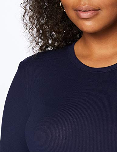 Marca Amazon - MERAKI Trajecito de Algodón Mujer, Azul (Navy), S, Label: S Marca Amazon - MERAKI Trajecito de Algodón Mujer, Azul (Navy), S, Label: S