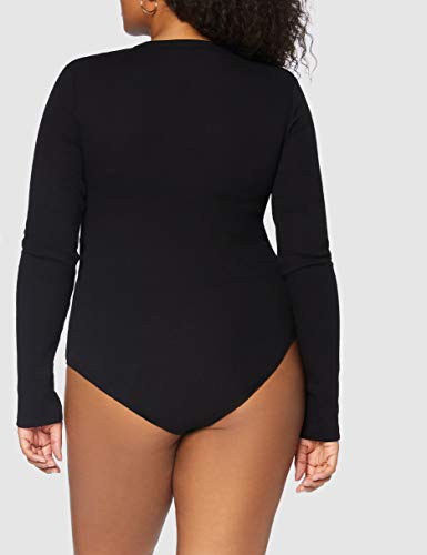 Marca Amazon - MERAKI Trajecito de Algodón Mujer, Negro (Black), 3XL, Label: 3XL