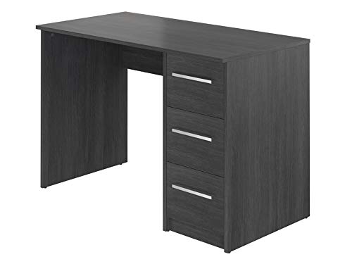 Marca Amazon - Movian Idro Modern - Escritorio con 3 cajones, 56 x 110 x 73,5 cm (gris)