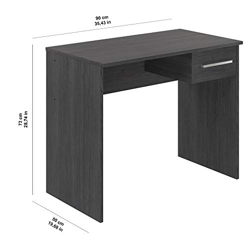 Marca Amazon - Movian Inari Modern - Escritorio con 1 cajón, 50 x 90 x 73 cm (gris)