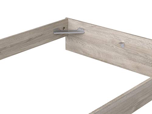 Marca Amazon - Movian Indre Modern - Base para cama de matrimonio con cabecero bajo, 194,5 x 144,5 x 31,7 cm (Efecto Roble) Marca Amazon - Movian Indre Modern - Base para cama de matrimonio con cabecero bajo, 194,5 x 144,5 x 31,7 cm (Efecto Roble)