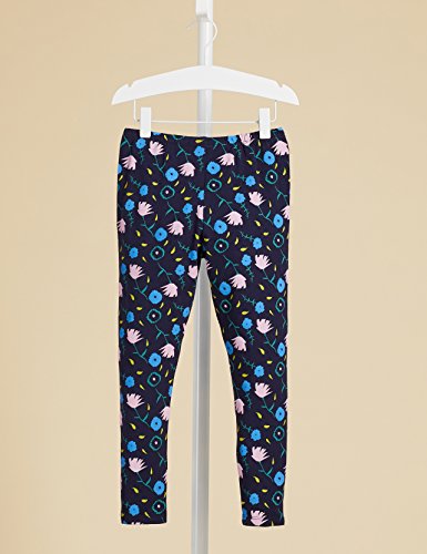 Marca Amazon - RED WAGON Leggings Niñas, Pack de 2, Multicolor (Navy Blue Heaven 19-3831 Tcx 17-4023 Tcx), 116, Label:6 Years Marca Amazon - RED WAGON Leggings Niñas, Pack de 2, Multicolor (Navy Blue Heaven 19-3831 Tcx 17-4023 Tcx), 116, Label:6 Years