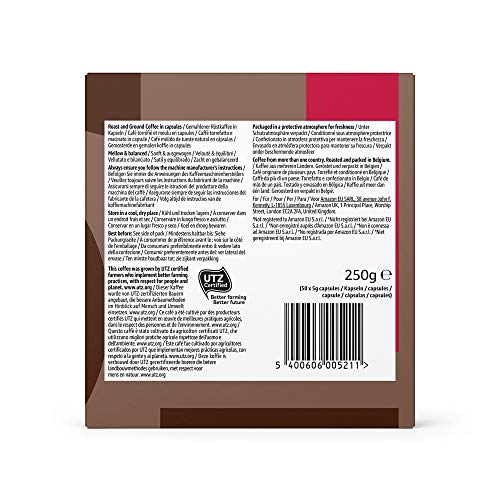 Marca Amazon - Solimo Cápsulas Espresso, compatibles con Nespresso - 100 cápsulas (2 x 50) Marca Amazon - Solimo Cápsulas Espresso, compatibles con Nespresso - 100 cápsulas (2 x 50)