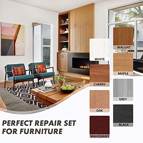 Marcadores Madera Para Muebles, 17pcs Rotuladores Reparadores para Mobiliario, Reparación de Muebles Pintura y Rayado Reparadores Retoques para Manchas,Rasguños,Piso de madera,Oficina,Cama,Mesa Marcadores Madera Para Muebles, 17pcs Rotuladores Reparadores para Mobiliario, Reparación de Muebles Pintura y Rayado Reparadores Retoques para Manchas,Rasguños,Piso de madera,Oficina,Cama,Mesa