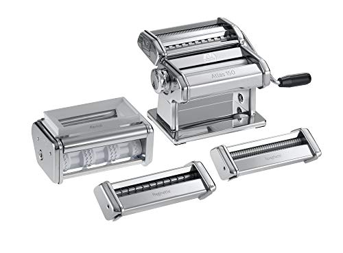 Marcato Multipast Máquina para Pasta Manual, Acero Cromado, Plata, 20 x 20.7 x 15.5 cm Marcato Multipast Máquina para Pasta Manual, Acero Cromado, Plata, 20 x 20.7 x 15.5 cm