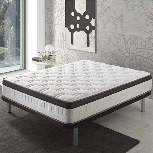 marckonfort Colchón Supreme 135X190 Viscoelástico | 27 cm de Altura | Viscoelástica | Foam AirSistem | Tratamiento SANITIZED® marckonfort Colchón Supreme 135X190 Viscoelástico | 27 cm de Altura | Viscoelástica | Foam AirSistem | Tratamiento SANITIZED®