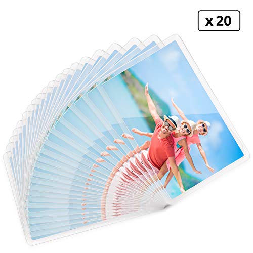 Marcos de Fotos en Blanco con Imán para Refrigerador (Paquete de 20) - 7 x 4,5cm Inserto Para Foto de Tamaño - Marcos Acrílico Transparente para Fotos Familiares y Diversión Niños Marcos de Fotos en Blanco con Imán para Refrigerador (Paquete de 20) - 7 x 4,5cm Inserto Para Foto de Tamaño - Marcos Acrílico Transparente para Fotos Familiares y Diversión Niños