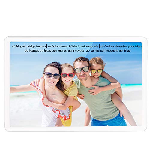 Marcos de Fotos en Blanco con Imán para Refrigerador (Paquete de 20) - 7 x 4,5cm Inserto Para Foto de Tamaño - Marcos Acrílico Transparente para Fotos Familiares y Diversión Niños Marcos de Fotos en Blanco con Imán para Refrigerador (Paquete de 20) - 7 x 4,5cm Inserto Para Foto de Tamaño - Marcos Acrílico Transparente para Fotos Familiares y Diversión Niños