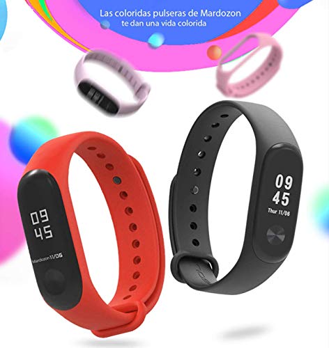 Mardozon 14 Piezas Correas Xiaomi Mi Band 3 /Mi Smart Band 4 Silicona Pulsera de Recambio Brazalete Extensibles Reemplazo Compatible con Mi Band 4-14 Colores