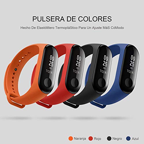 Mardozon 14 Piezas Correas Xiaomi Mi Band 3 /Mi Smart Band 4 Silicona Pulsera de Recambio Brazalete Extensibles Reemplazo Compatible con Mi Band 4-14 Colores