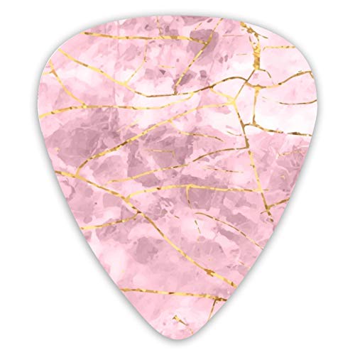 Mármol Diseño de mármol en oro rosa para folletos de carteles Púas de guitarra (paquete de 12) Púas de guitarra para guitarras acústicas Incluye fino, utilizado para ukelele y otros instrumentos Mármol Diseño de mármol en oro rosa para folletos de carteles Púas de guitarra (paquete de 12) Púas de guitarra para guitarras acústicas Incluye fino, utilizado para ukelele y otros instrumentos