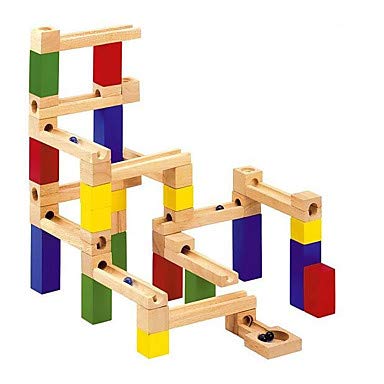 Mármol Run Bloques Construcción para Educación Laberinto Bloques, Conjunto Juguete Mármoles Cristal para Niños Entre Padres E Hijos, Juego Puzzle Carrera Regalo, Niños Niñas