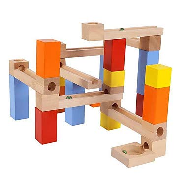 Mármol Run Bloques Construcción para Educación Laberinto Bloques, Conjunto Juguete Mármoles Cristal para Niños Entre Padres E Hijos, Juego Puzzle Carrera Regalo, Niños Niñas