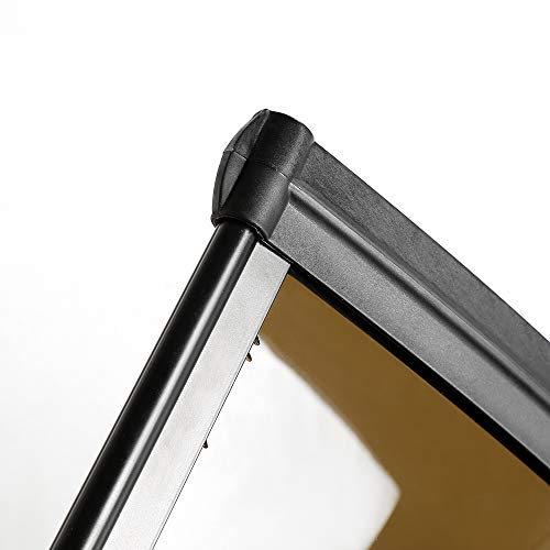 Marquesina para Puertas Ventanas Toldo Sólido Porche Delantero, Sombra Exterior,Techo (75x155cm, Marrón) Marquesina para Puertas Ventanas Toldo Sólido Porche Delantero, Sombra Exterior,Techo (75x155cm, Marrón)