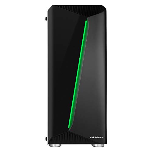 Mars Gaming MCX, Caja de PC ATX, Cristal Templado, Ventilador RGB DUAL RING, Negro Mars Gaming MCX, Caja de PC ATX, Cristal Templado, Ventilador RGB DUAL RING, Negro