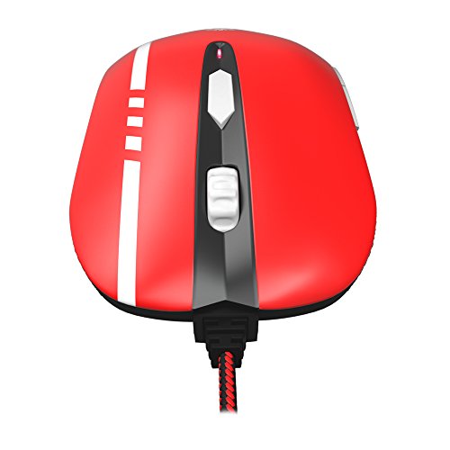 Mars Gaming MMEA7, Ratón Sensor Óptico 3200DPI, Oficial Olimpia Milano EA7, Rojo Mars Gaming MMEA7, Ratón Sensor Óptico 3200DPI, Oficial Olimpia Milano EA7, Rojo