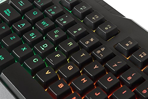 Mars Gaming MRK0, Teclado Gaming, RGB Rainbow, Antighosting, Layout Español