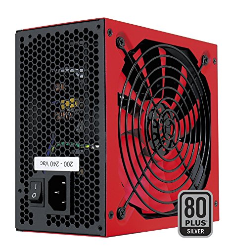 Mars MPVU750 Gaming, fuente PC 750W, 80 plus silver, PFC activo, ventilador 14cm