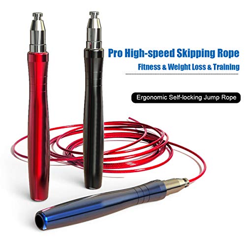 MARSACE Profesional Comba Cuerda Saltar Ajustable Crossfit Combas Hombre y Mujer Comba de Boxeo Speed Rope para Entrenamiento Funcional MARSACE Profesional Comba Cuerda Saltar Ajustable Crossfit Combas Hombre y Mujer Comba de Boxeo Speed Rope para Entrenamiento Funcional