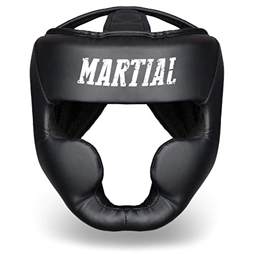 Martial Casco con Alta absorción de Impactos. Protección Facial con Visibilidad Ideal y Baja acumulación de Sudor. Casco de Boxeo para Artes Marciales, MMA, Boxeo, Kickboxing y Sparring. Martial Casco con Alta absorción de Impactos. Protección Facial con Visibilidad Ideal y Baja acumulación de Sudor. Casco de Boxeo para Artes Marciales, MMA, Boxeo, Kickboxing y Sparring.