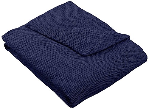 Martina Home Tunez Funda Elástica para Sofá, Tela, Azul (Marino), 3 Plazas (180-240 cm)