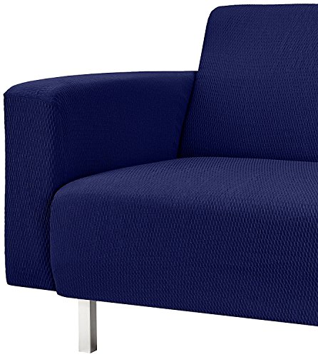 Martina Home Tunez Funda Elástica para Sofá, Tela, Azul (Marino), 3 Plazas (180-240 cm) Martina Home Tunez Funda Elástica para Sofá, Tela, Azul (Marino), 3 Plazas (180-240 cm)