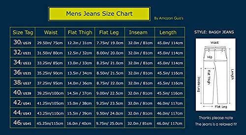Más Tamaño Mens Denim Cargo Pantalones Vaqueros con Carga Lateral Bolsillo Hip Hop Baggy Jeans Loose Fit Pantalones Largos Tamaño Grande 40 44 46 Más Tamaño Mens Denim Cargo Pantalones Vaqueros con Carga Lateral Bolsillo Hip Hop Baggy Jeans Loose Fit Pantalones Largos Tamaño Grande 40 44 46