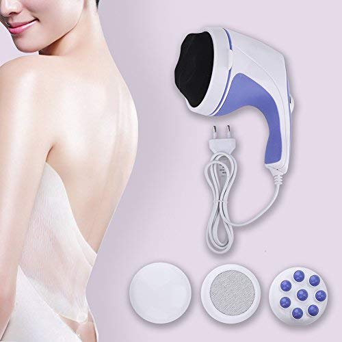 Masajeador Anticelulítico Eléctrico, Massager eléctrico del cuerpo relaje completamente el tono del músculo pierde el dispositivo gordo de las celulitis de la quemadura del peso con 4 cabeza Masajeador Anticelulítico Eléctrico, Massager eléctrico del cuerpo relaje completamente el tono del músculo pierde el dispositivo gordo de las celulitis de la quemadura del peso con 4 cabeza