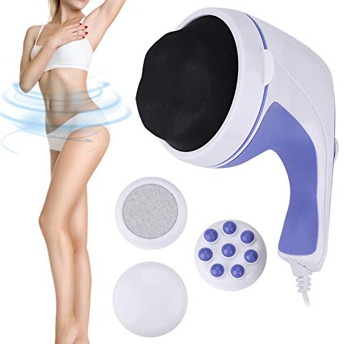 Masajeador Anticelulítico Eléctrico, Massager eléctrico del cuerpo relaje completamente el tono del músculo pierde el dispositivo gordo de las celulitis de la quemadura del peso con 4 cabeza Masajeador Anticelulítico Eléctrico, Massager eléctrico del cuerpo relaje completamente el tono del músculo pierde el dispositivo gordo de las celulitis de la quemadura del peso con 4 cabeza