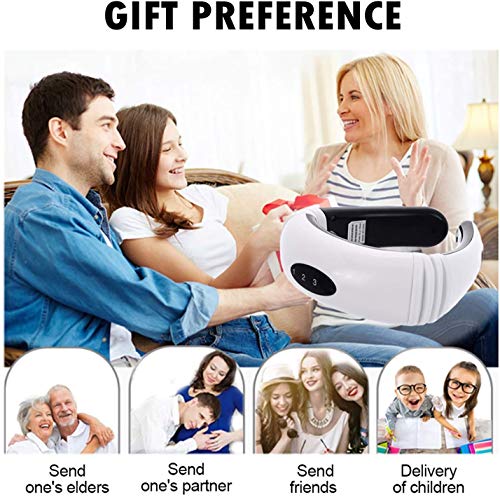 Masajeador de cuello, masajeador inteligente inalámbrico, equipo portátil de masaje 3D, vibración + función de impulso, uso en la oficina/casa/viajes/gimnasio (A) Masajeador de cuello, masajeador inteligente inalámbrico, equipo portátil de masaje 3D, vibración + función de impulso, uso en la oficina/casa/viajes/gimnasio (A)