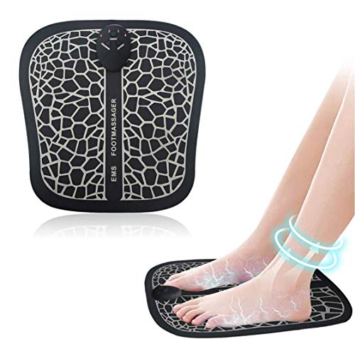 Masajeador de pies eléctrico EMS, Pulsos de Baja Frecuencia Estimulación Muscular Eléctrica, Cojín de Masaje de Pies Fisioterapia Inteligente para Mejorar la Circulación Sanguínea Masajeador de pies eléctrico EMS, Pulsos de Baja Frecuencia Estimulación Muscular Eléctrica, Cojín de Masaje de Pies Fisioterapia Inteligente para Mejorar la Circulación Sanguínea