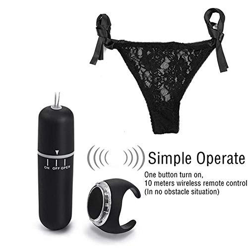 Masajeador Portátil para Mujer, 10 Modos de Frecuencia Vibradór Inalámbrico Control Remoto, Silicona Suave, Impermeable