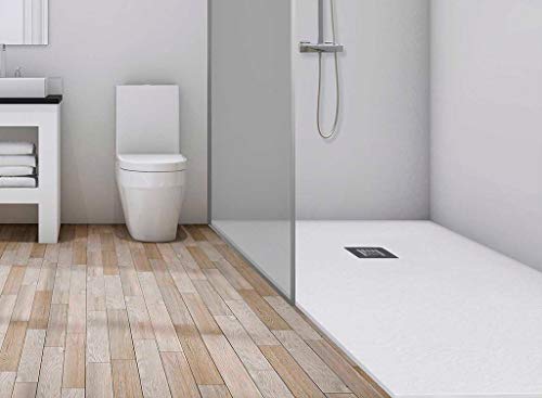 MASAL TECH DESING - Plato de ducha PIZARRA 90x140 cm, antideslizante y de fácil colocación. MASAL TECH DESING - Plato de ducha PIZARRA 90x140 cm, antideslizante y de fácil colocación.
