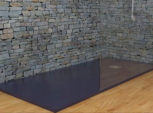 MASAL TECH DESING - Plato de ducha PIZARRA 90x140 cm, antideslizante y de fácil colocación. MASAL TECH DESING - Plato de ducha PIZARRA 90x140 cm, antideslizante y de fácil colocación.