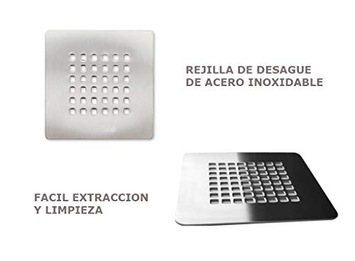 MASAL TECH DESING - Plato de ducha, textura PIZARRA BLANCO 90x150 cm, antideslizante y de fácil colocación. MASAL TECH DESING - Plato de ducha, textura PIZARRA BLANCO 90x150 cm, antideslizante y de fácil colocación.