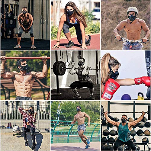 Máscara de entrenamiento Sport Capacidad vital Correr 48 Niveles de resistencia respiratoria Máscara de entrenamiento Máscara de fitness Altitud alta Correr Resistencia Respirar oxígeno Mascarilla par Máscara de entrenamiento Sport Capacidad vital Correr 48 Niveles de resistencia respiratoria Máscara de entrenamiento Máscara de fitness Altitud alta Correr Resistencia Respirar oxígeno Mascarilla par