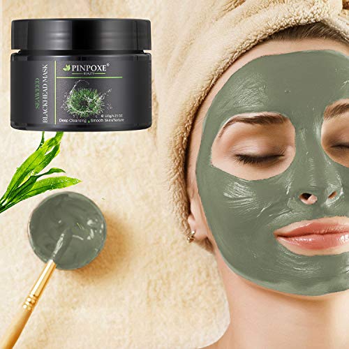 Mascarilla de espinilla, Máscara Peel Off, Mascarilla facial de limpieza profunda, eliminar puntos negros, 120g/4.23 OZ