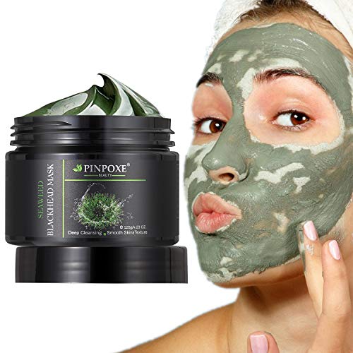 Mascarilla de espinilla, Máscara Peel Off, Mascarilla facial de limpieza profunda, eliminar puntos negros, 120g/4.23 OZ