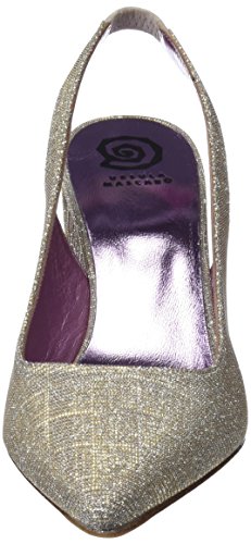 MASCARO 47170, Zapatos de tacón con Punta Cerrada para Mujer, Plateado (Galassia Plata), 37 EU