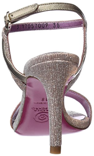 MASCARO 47211, Sandalias con Correa de Tobillo para Mujer, Rosa (Galassia Tan), 37 EU