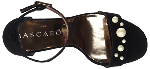 MASCARO 47327, Sandalias con Correa de Tobillo para Mujer, Negro (Angelis Negro), 40 EU