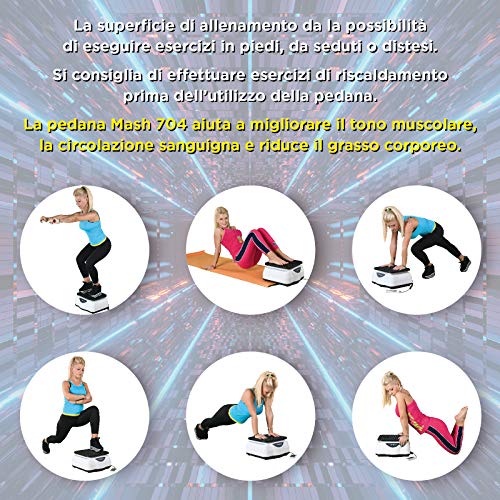 Mash Form Equipo de gimnasio para casa, estera vibrante, fitness, quemar grasa, entrenamiento para todo el cuerpo Mash Form Equipo de gimnasio para casa, estera vibrante, fitness, quemar grasa, entrenamiento para todo el cuerpo