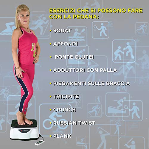 Mash Form Equipo de gimnasio para casa, estera vibrante, fitness, quemar grasa, entrenamiento para todo el cuerpo Mash Form Equipo de gimnasio para casa, estera vibrante, fitness, quemar grasa, entrenamiento para todo el cuerpo