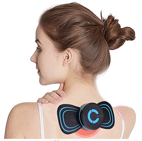 MASOMRUN EMS Masaje de Cuello, Mini Masaje de Cuello Inteligente, calcomanías de Fisioterapia de Cintura, Hombro y Cuello, Hay 6 Modos de Masaje para aliviar la Fatiga y el estrés MASOMRUN EMS Masaje de Cuello, Mini Masaje de Cuello Inteligente, calcomanías de Fisioterapia de Cintura, Hombro y Cuello, Hay 6 Modos de Masaje para aliviar la Fatiga y el estrés