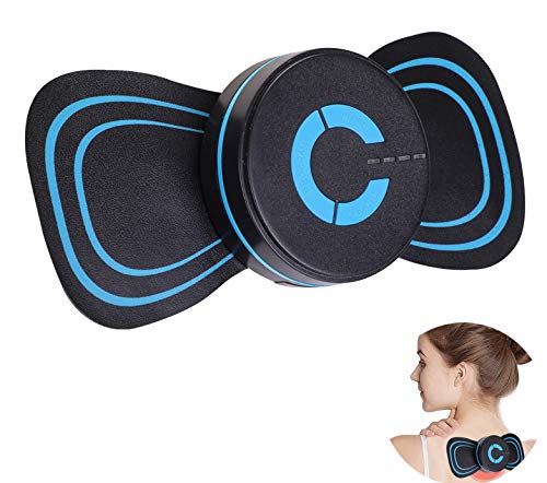 MASOMRUN EMS Masaje de Cuello, Mini Masaje de Cuello Inteligente, calcomanías de Fisioterapia de Cintura, Hombro y Cuello, Hay 6 Modos de Masaje para aliviar la Fatiga y el estrés MASOMRUN EMS Masaje de Cuello, Mini Masaje de Cuello Inteligente, calcomanías de Fisioterapia de Cintura, Hombro y Cuello, Hay 6 Modos de Masaje para aliviar la Fatiga y el estrés