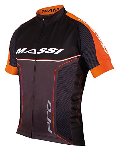 Massi Pro Team Maillot, Hombre, Naranja, L Massi Pro Team Maillot, Hombre, Naranja, L